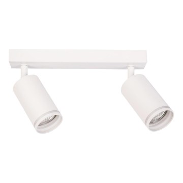 Plafonska spot svetiljka PIPE 2xGU10/10W/230V bela