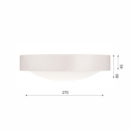Plafonska lampa 1xE27/60W/230V borovina