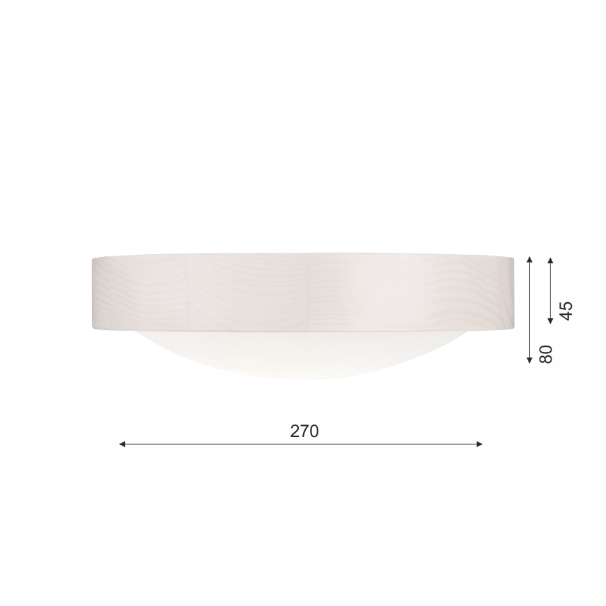 Plafonska lampa 1xE27/60W/230V borovina