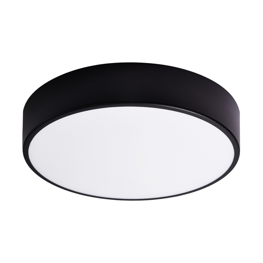 Plafonska svetiljka CLEO 3xE27/24W/230V, prečnik 40 cm, crna
