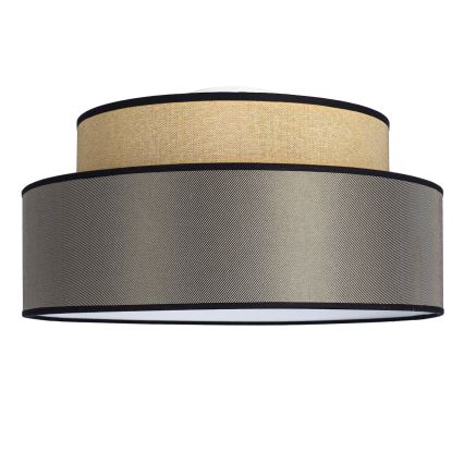 Plafonska svetiljka GRACE 1xE27/60W/230V prečnik 40 cm bež/braon
