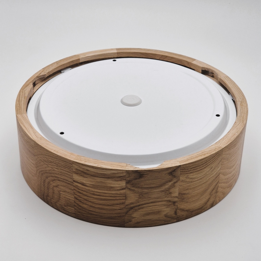 Plafonsko svetlo za kupatilo OAK 2xE27/15W/230V IP54 hrast prečnika 27 cm