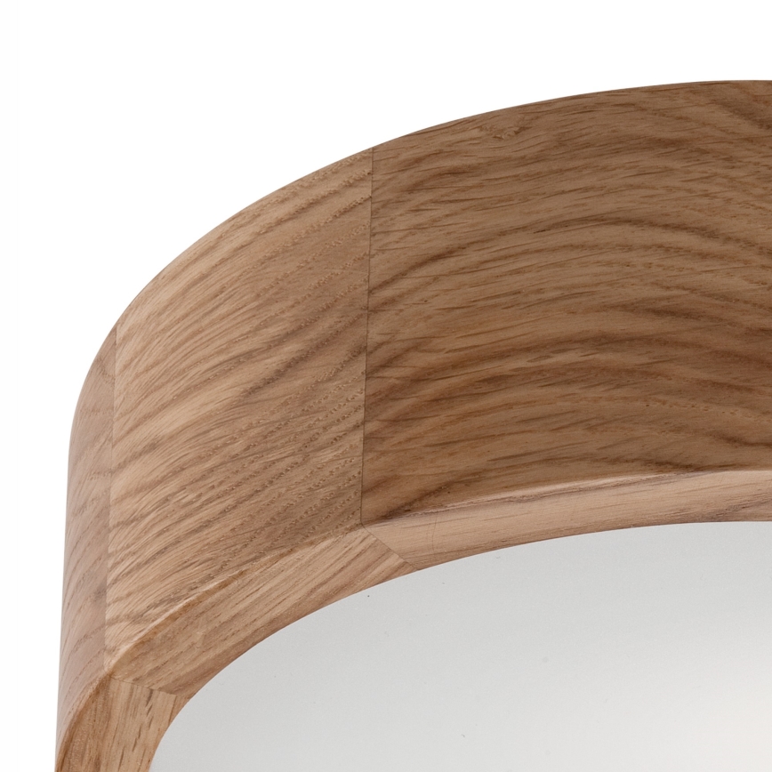 Plafonsko svetlo za kupatilo OAK 2xE27/15W/230V IP54 hrast prečnika 27 cm