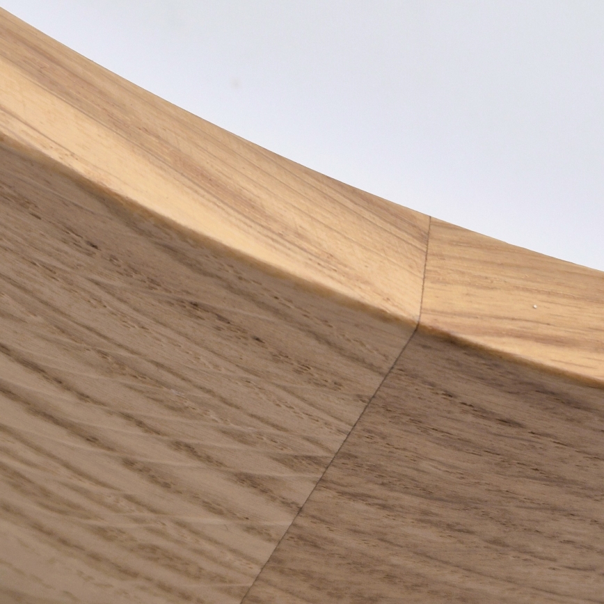 Plafonsko svetlo za kupatilo OAK 2xE27/15W/230V IP54 hrast prečnika 27 cm
