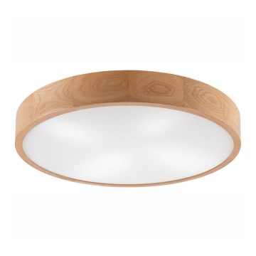 Plafonska svetiljka OAK 4xE27/60W/230V, prečnik 57,5 cm, hrast
