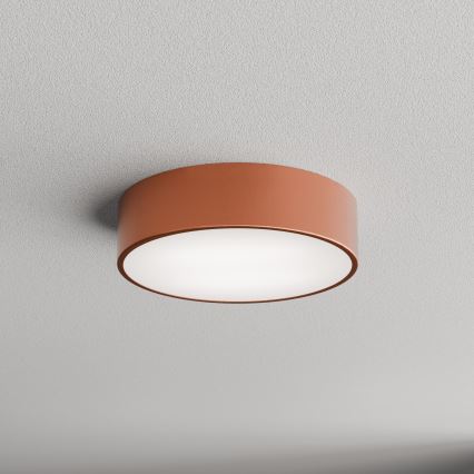 Plafonsko svetlo sa senzorom pokreta i sumraka CLEO 2xE27/24W/230V Ø 30 cm bakarne boje