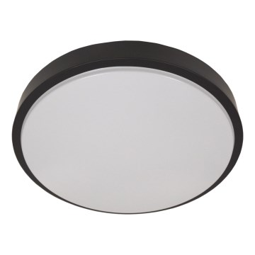 Plafonska svetiljka sa senzorom WILTON 2xE27/60W/230V, prečnika 33 cm, crna