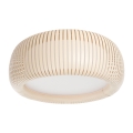 Plafonska svetiljka STRIPES 2xE27/40W/230V prečnik 55 cm krem/bela