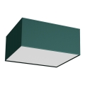 Plafonska svetiljka VERDE 2xE27/60W/230V 40x40 cm zelena