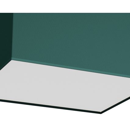 Plafonska svetiljka VERDE 2xE27/60W/230V 40x40 cm zelena