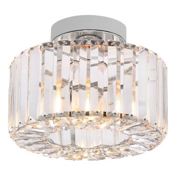 Plafonska svetiljka VETRO 1xE27/15W/230V prečnik 24,5 cm matni hrom