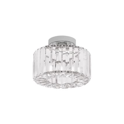 Plafonska svetiljka VETRO 1xE27/15W/230V prečnik 24,5 cm matni hrom