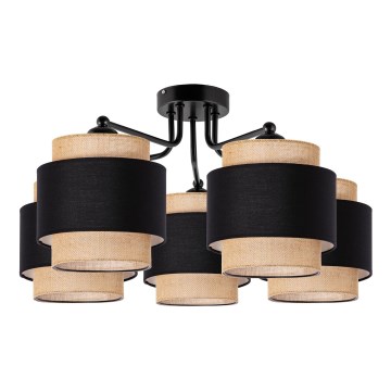 Plafonski luster 5xE27/60W/230V bež