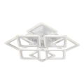 Plafonski luster 8xLED/20W/230V bela