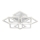 Plafonski luster 8xLED/20W/230V bela