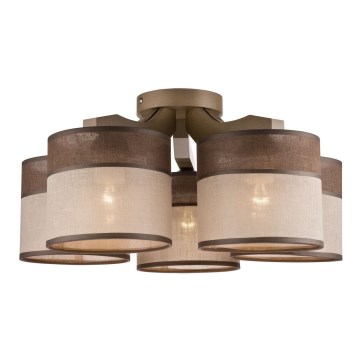 Plafonski luster ANDREA 5xE27/60W/230V bukva