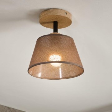 Plafonski luster ANTONIO 1xE14/40W/230V braon/hrast