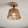 Plafonski luster ANTONIO 1xE14/40W/230V braon/hrast