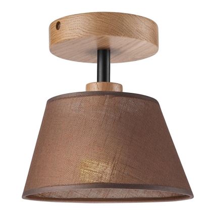 Plafonski luster ANTONIO 1xE14/40W/230V braon/hrast