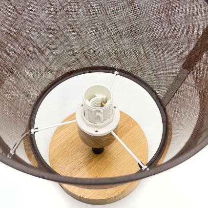 Plafonski luster ANTONIO 1xE14/40W/230V braon/hrast