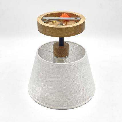 Plafonski luster ANTONIO 1xE14/60W/230V bela/hrast