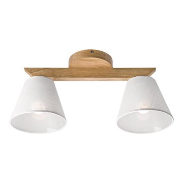 Plafonski luster ANTONIO 2xE14/40W/230V hrast