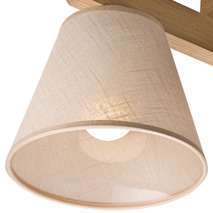 Plafonski luster ANTONIO 3xE14/40W/230V hrast