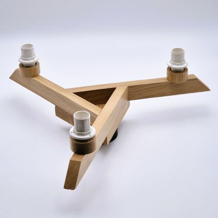 Plafonski luster ANTONIO 3xE14/40W/230V hrast