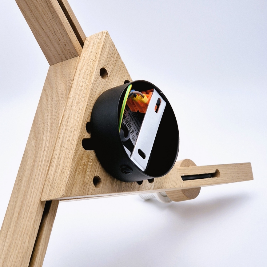 Plafonski luster ANTONIO 3xE14/40W/230V hrast