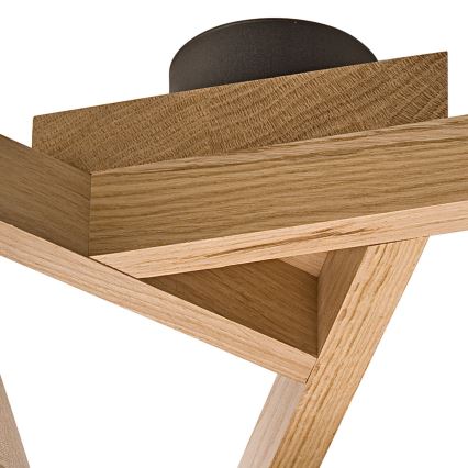 Plafonski luster ANTONIO 3xE14/40W/230V hrast