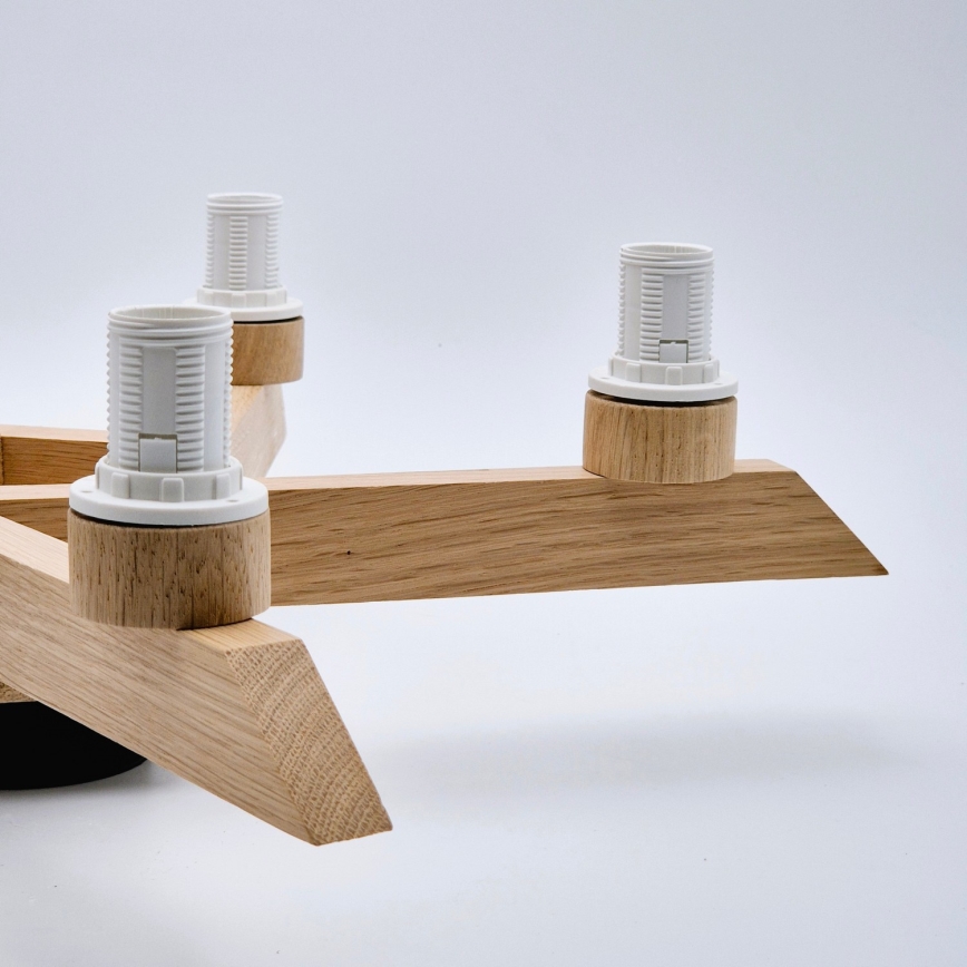 Plafonski luster ANTONIO 5xE14/40W/230V hrast