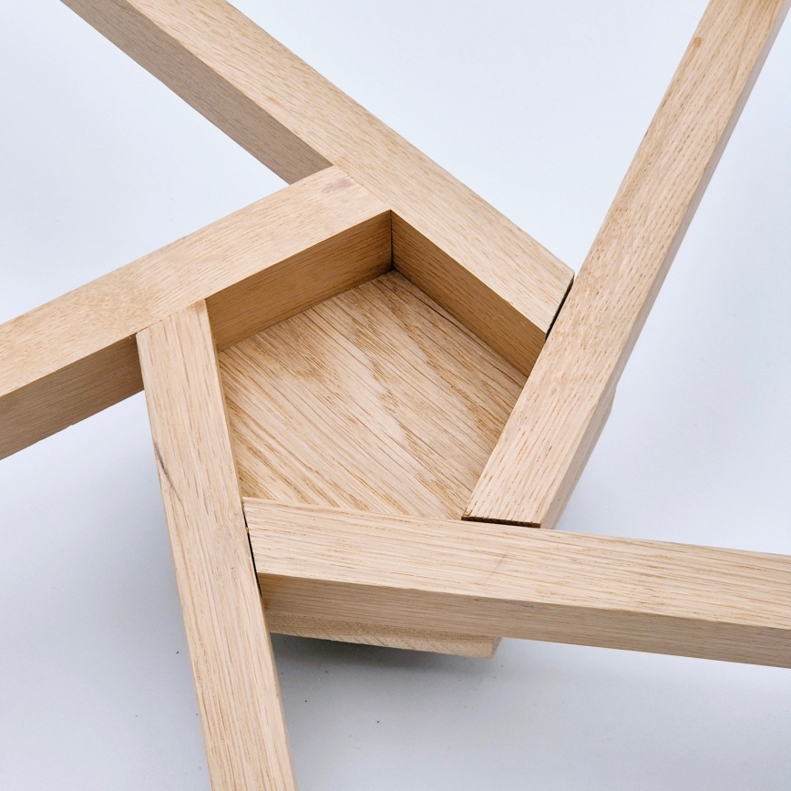 Plafonski luster ANTONIO 5xE14/40W/230V hrast