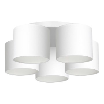 Plafonski luster ARDEN 5xE27/60W/230V beli
