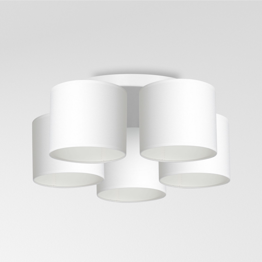 Plafonski luster ARDEN 5xE27/60W/230V beli