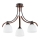Plafonski luster BAFIA 3xE27/15W/230V braon