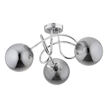 Plafonski luster BANKO 3xE14/10W/230V sjajni hrom