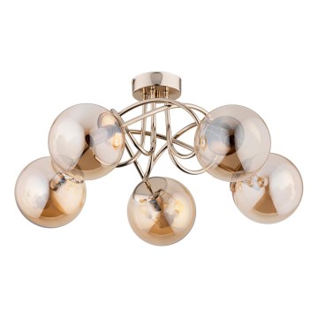 Plafonski luster BANKO 5xE14/10W/230V mesing