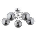 Plafonski luster BANKO 5xE14/10W/230V sjajni hrom