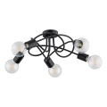 Plafonski luster BOSTON 5xE27/15W/230V crni