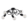 Plafonski luster BOSTON 5xE27/15W/230V crni
