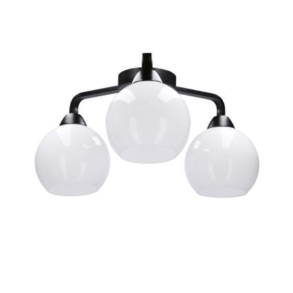 Plafonski luster CALDERA 3xE27/60W/230V, crne boje