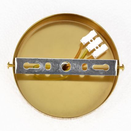 Plafonski luster CRISTAL 5xE14/10W/230V crna/zlatna