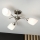 Plafonski luster DONNA 3xE27/60W/230V nikl