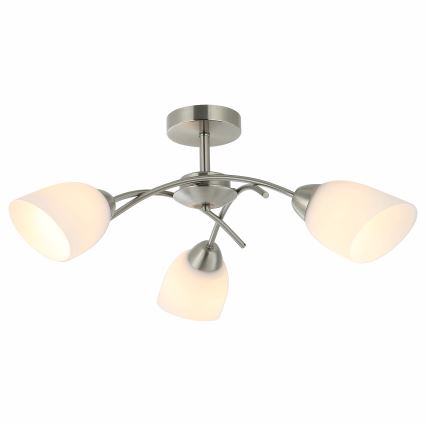 Plafonski luster DONNA 3xE27/60W/230V nikl