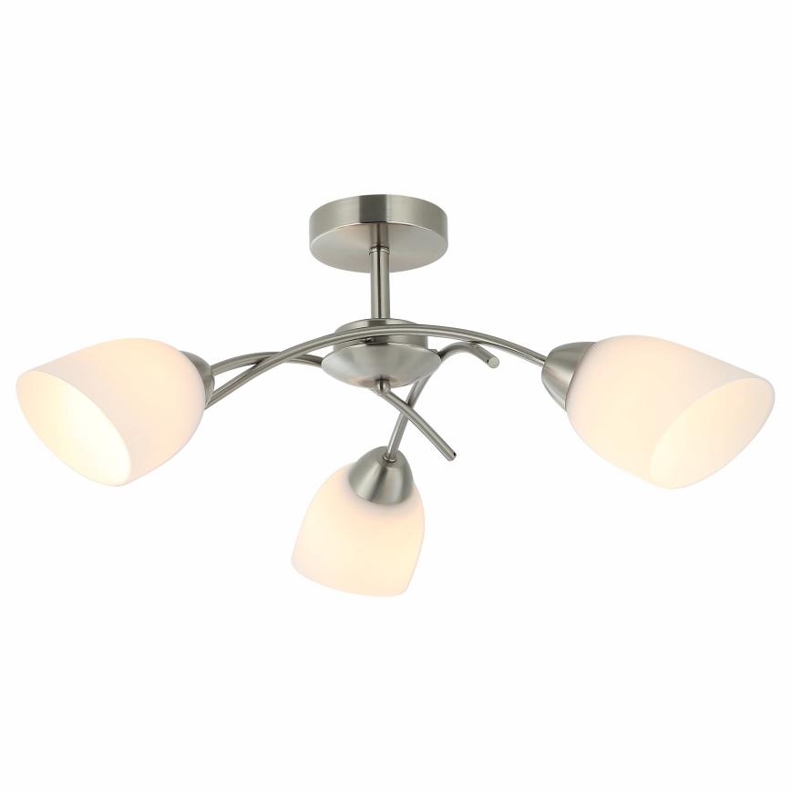 Plafonski luster DONNA 3xE27/60W/230V nikl