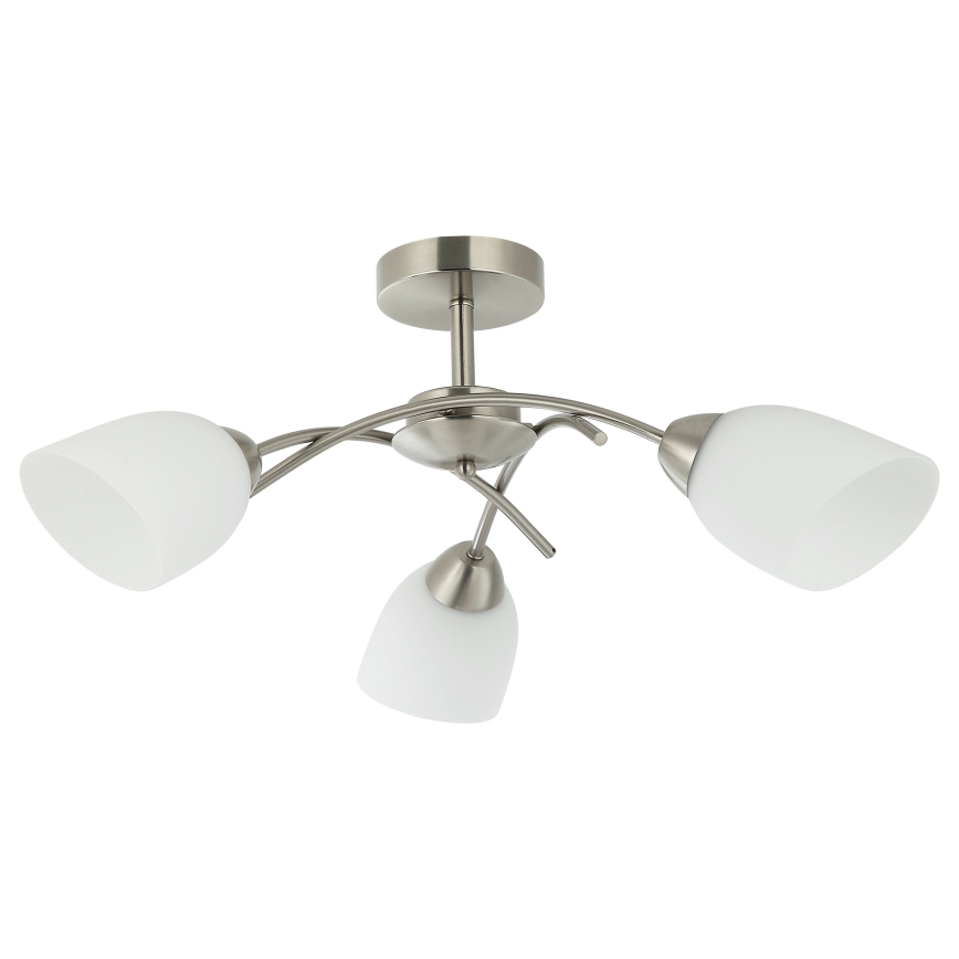 Plafonski luster DONNA 3xE27/60W/230V nikl