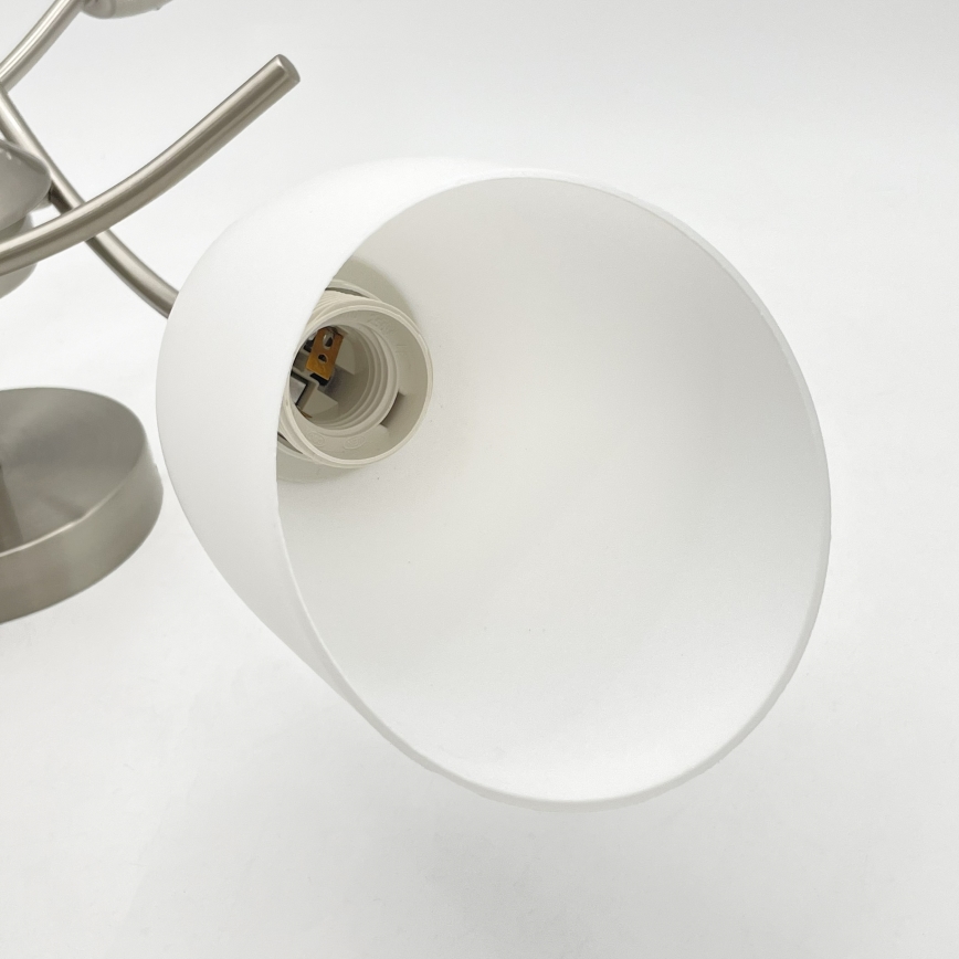 Plafonski luster DONNA 3xE27/60W/230V nikl