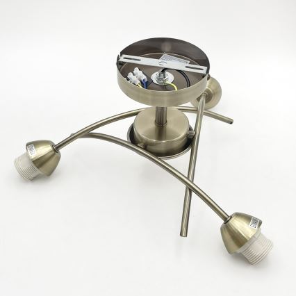 Plafonski luster DONNA 3xE27/60W/230V patina