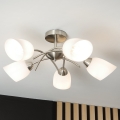 Plafonski luster DONNA 5xE27/60W/230V nikl