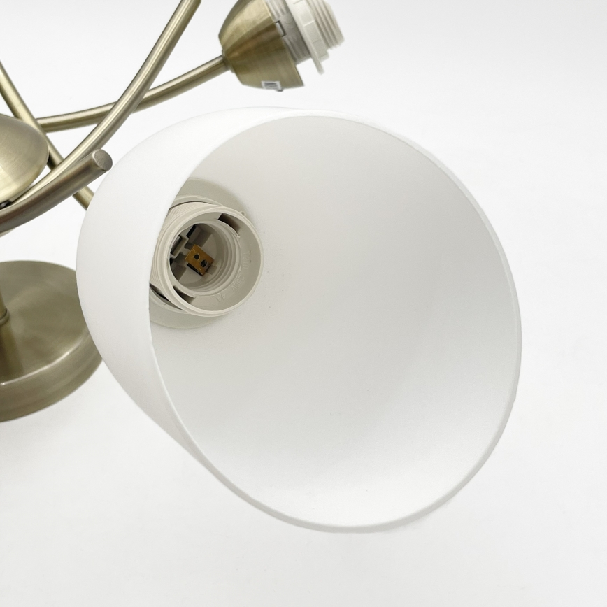 Plafonski luster DONNA 5xE27/60W/230V patina